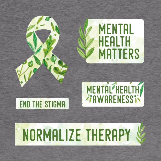 Mental Health Awareness pack by Pictandra